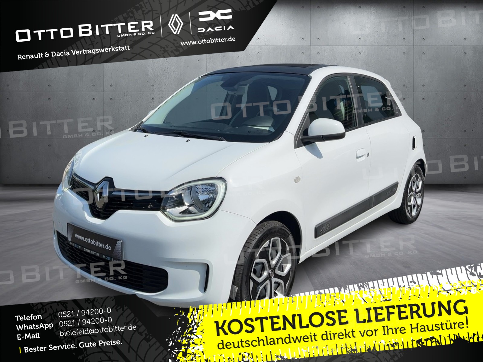 Twingo LIMITED SCe65 FALTSCHIEBEDACH/WINTERRÄDER