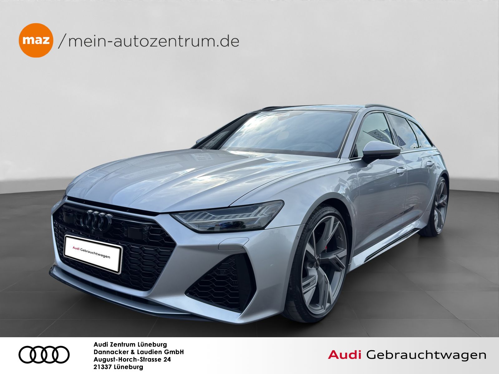 RS6 Avant 4.0 TFSI quattro Alu Matrix-LED AHK Pano B&O Standheizung Navi Leder