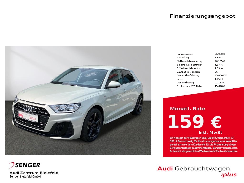 A1 Sportback S line 25 TFSI Optik-Paket Sitzhzg.