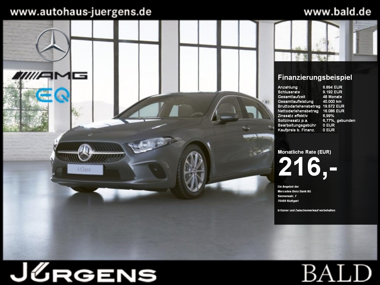 Mercedes-Benz A 180 Progressive MBUX Fahrassist
