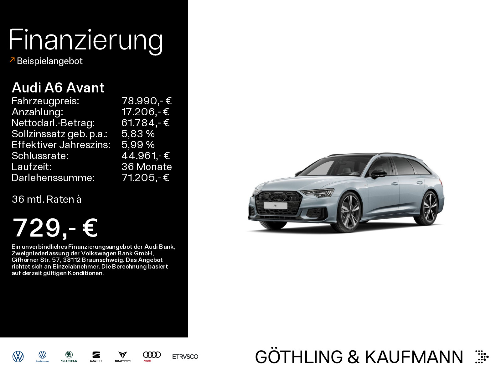 A6 Avant S line 45 TDI quattro 180( 245) kW(PS) S tronic*HUD*360*20"*Standheizung*ACC*B&O*ASI*Privay