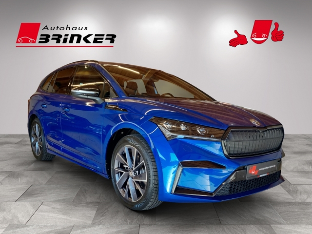 Enyaq 60 Sportline-Batteriezertifikat-AHK AHK-klappbar Navi Digitales Cockpit Memory Sitze
