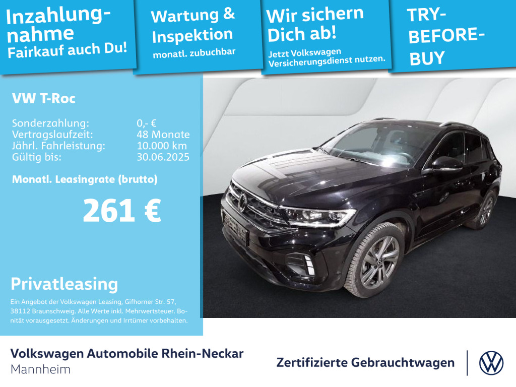 T-Roc 2.0 TDI R-Line DSG Navi AHK Kamera uvm