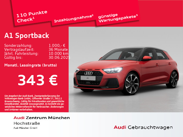 A1 Sportback Advanced 35 TFSI 110(150) kW(PS) S tronic