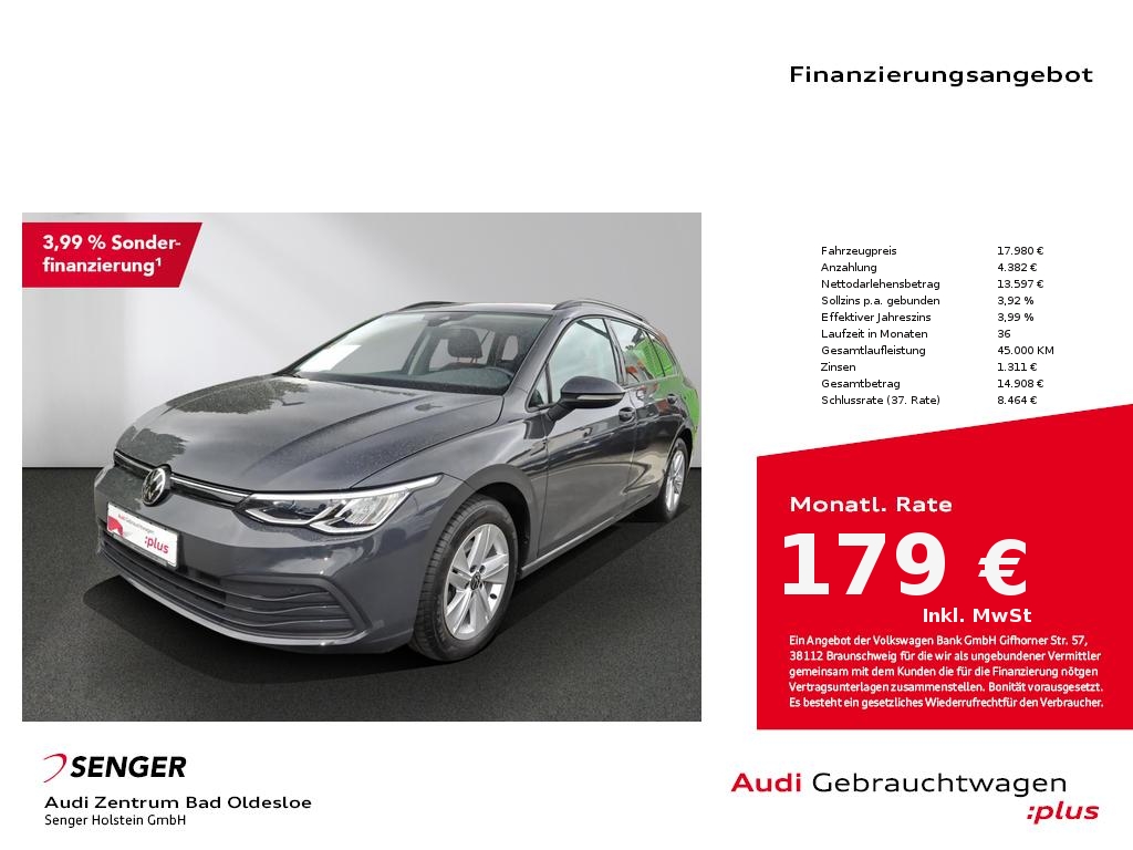 Golf VIII Variant 1.0 TSI Life Navi AHK PDC ACC