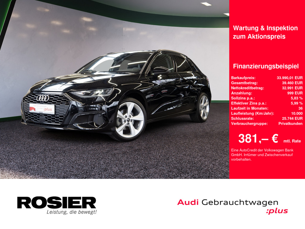 A3 Sportback 30 TDI advanced