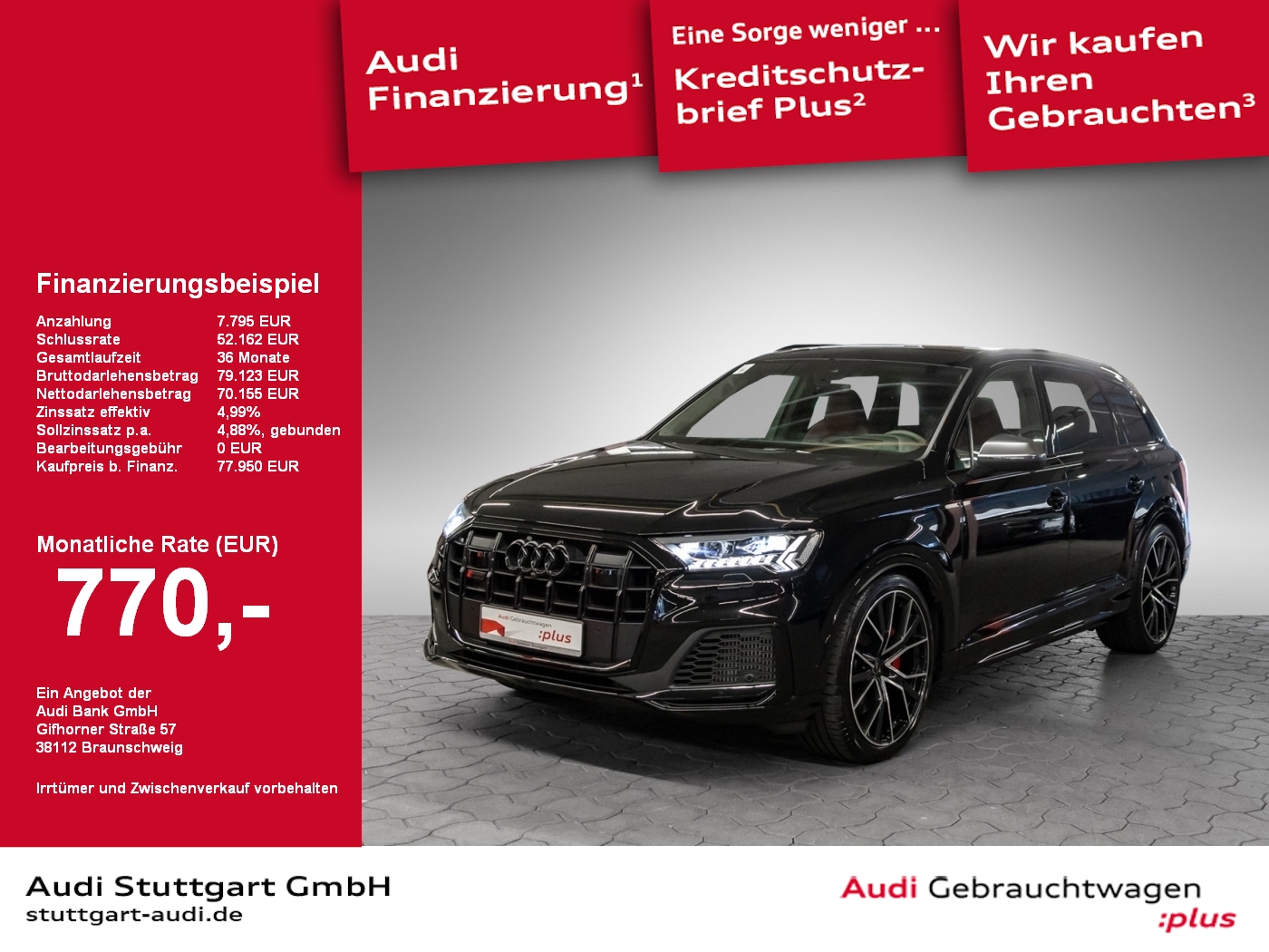 SQ7 4.0 TFSI quattro Laser AIR Pano HuD B&O 22