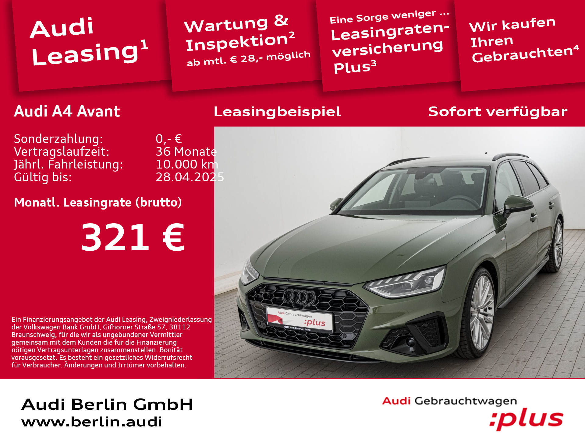 Audi A4 Avant S line 30 TDI