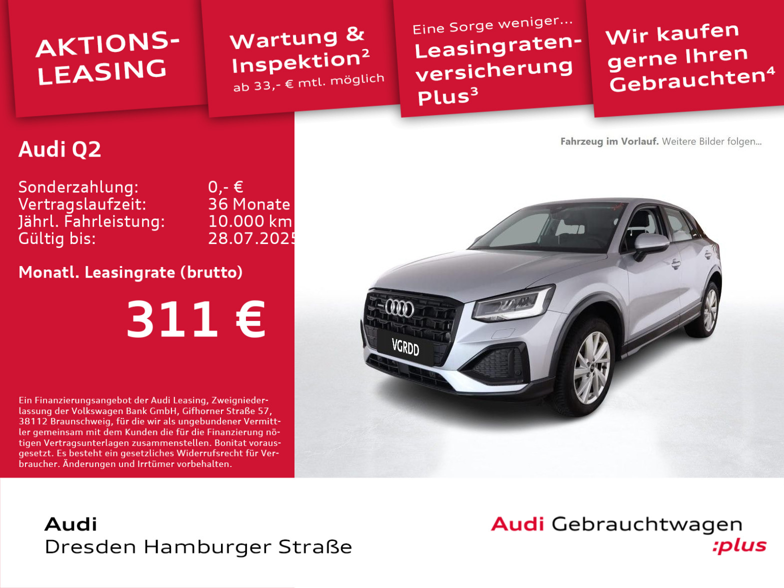 Q2 Advanced 40 TFSI quattro S tronic LED-SW DAB