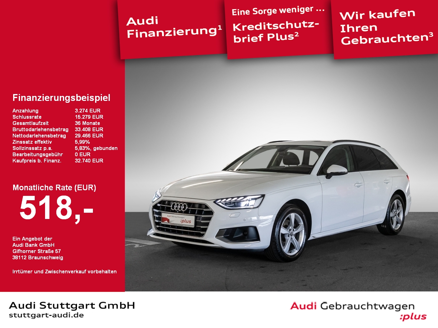Audi A4 Avant 35 TDI advanced °
