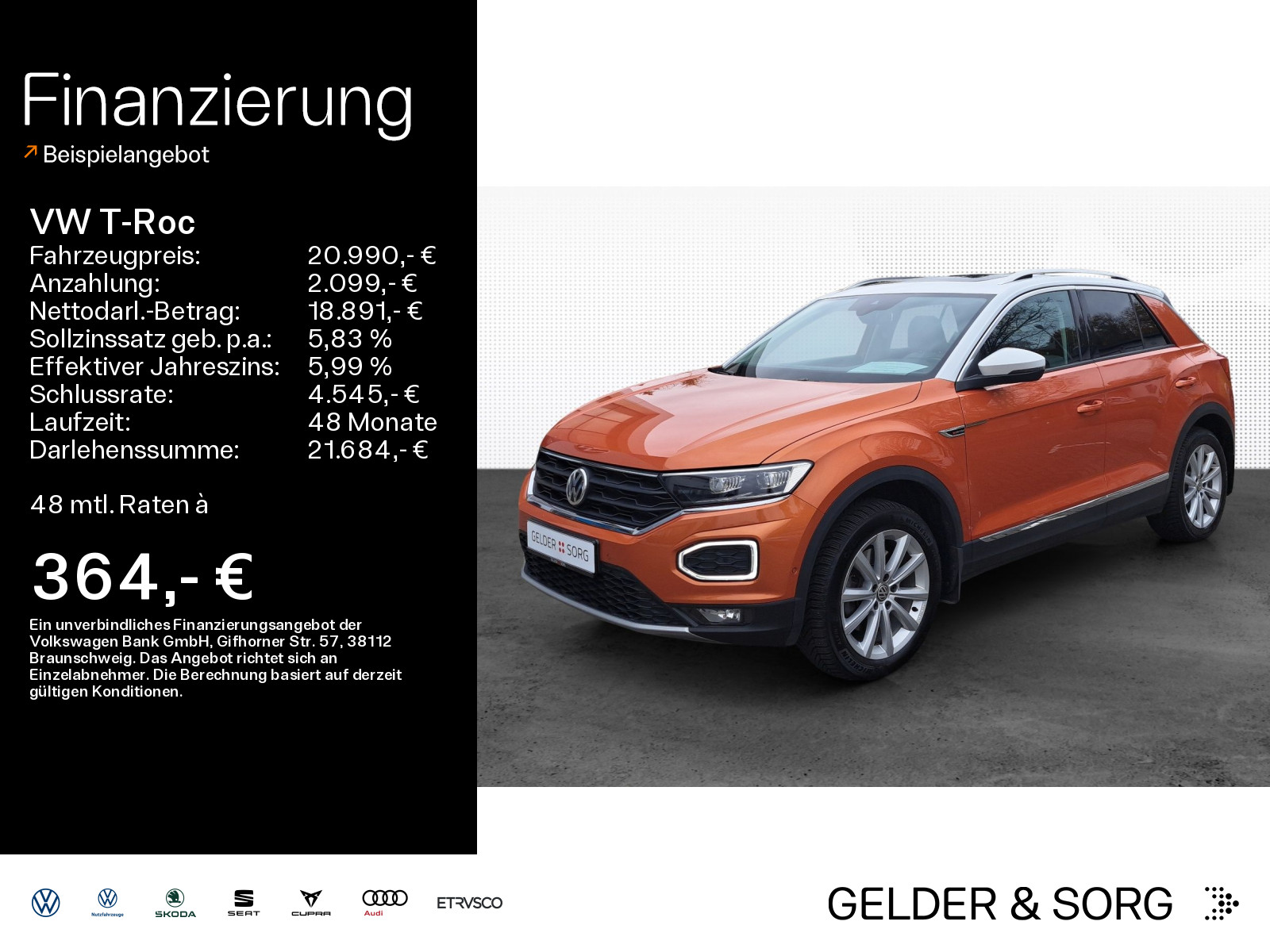 Volkswagen T-Roc 2.0 TDI Comfortline