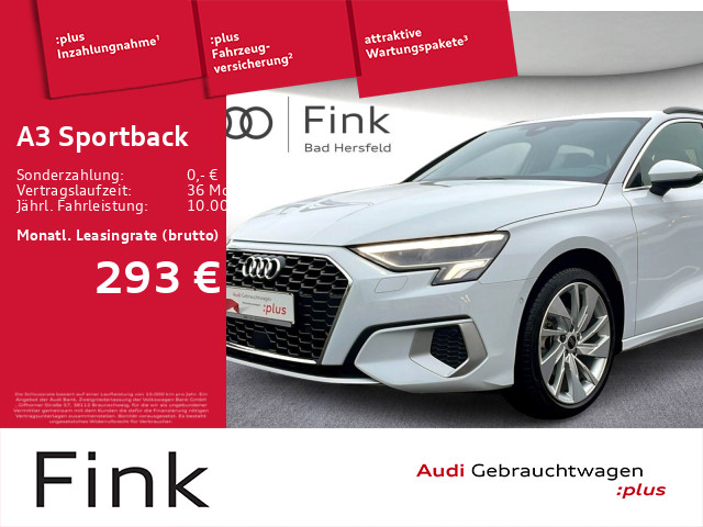 A3 Sportback advanced 35 TDI Kamera LED