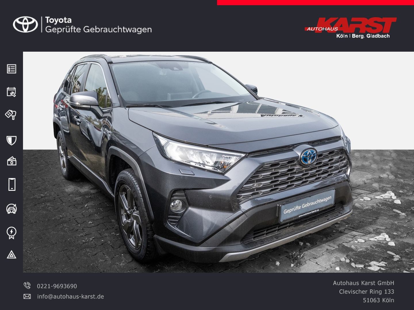 RAV 4 - 2.5 l Hybrid el.Heckkl., SHZ, RFK