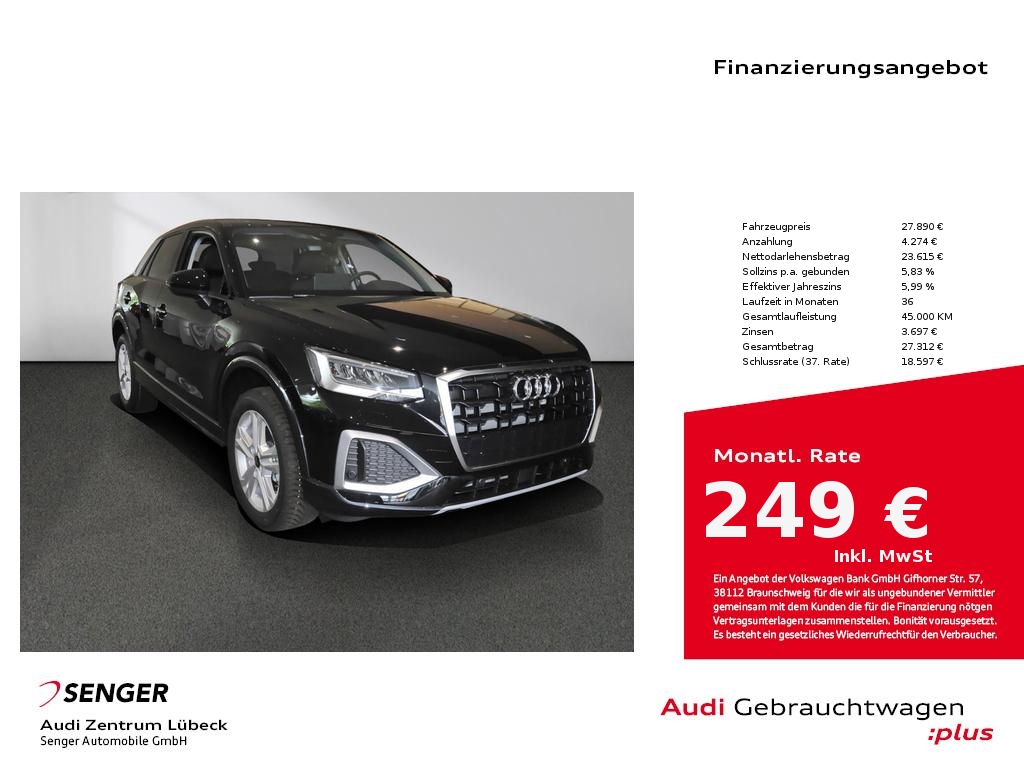 Audi Q2 advanced 30 TFSI Audi smartphone interface