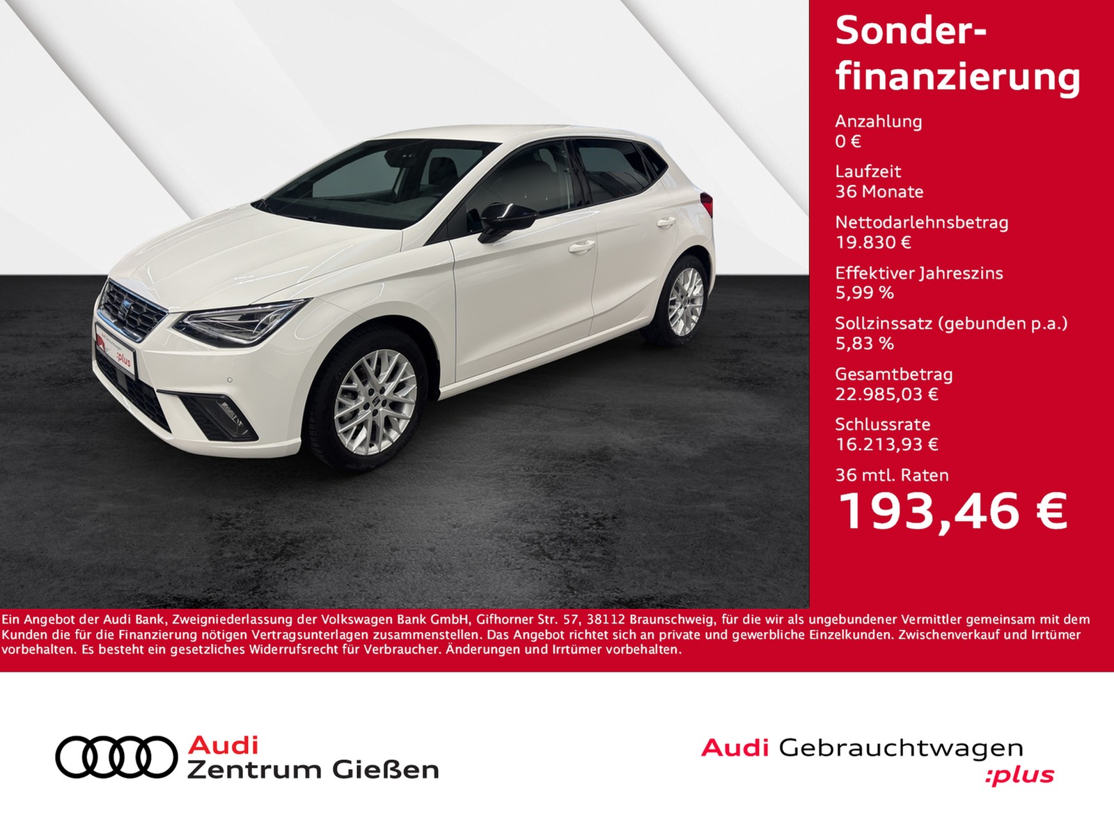 Seat Ibiza 1.0 TSI FR-Line
