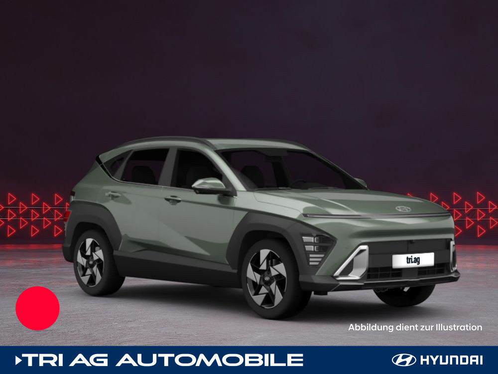 Kona N Line 1.6 GDi Hybrid DCT Mirage Green (Dachlackierung in Schwarz)