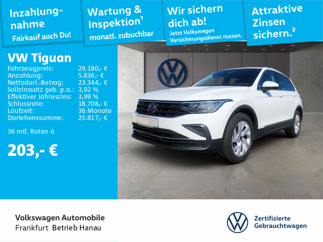 Tiguan 1.5 TSI MOVE Navi LED "Lane Assist" 18"ALu
