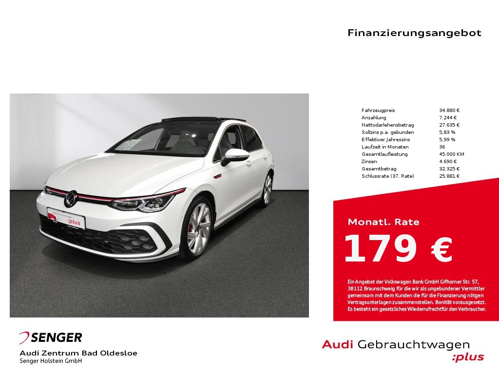 Volkswagen Golf 2.0 TSI VIII GTI