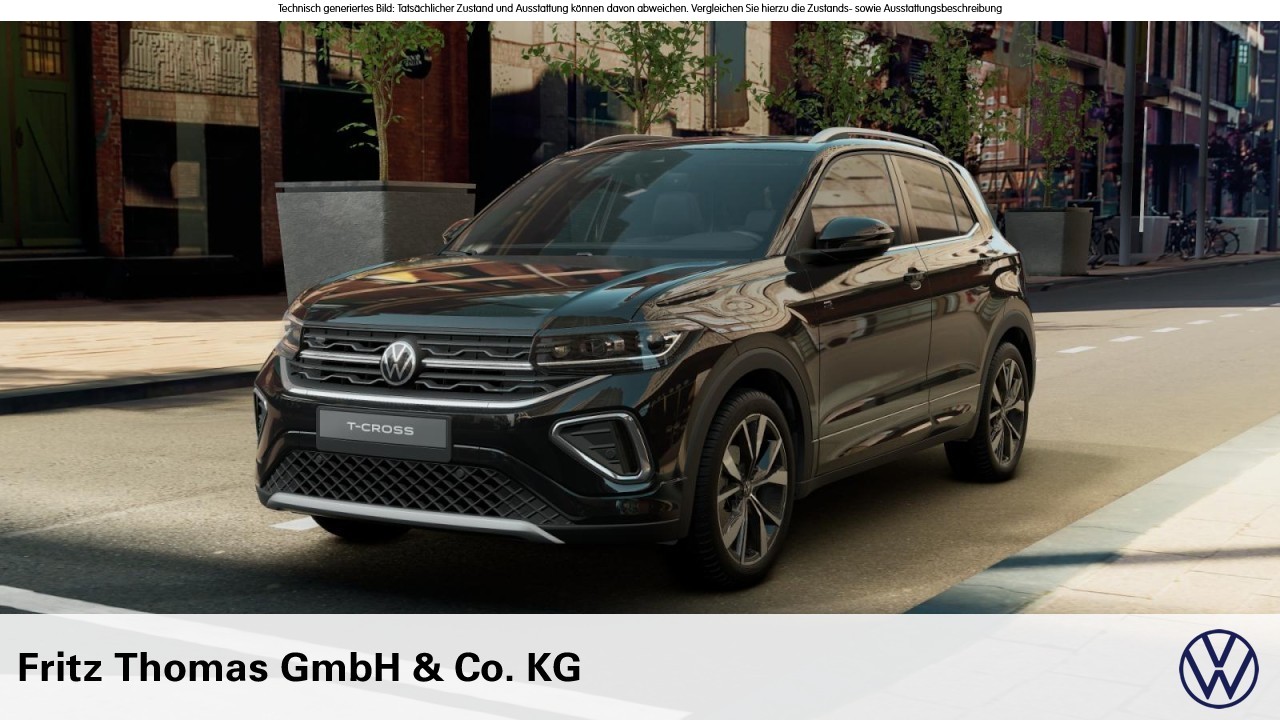 T-Cross 1.0 TSI DSG R-Line AHK LED Rückfahrkamera