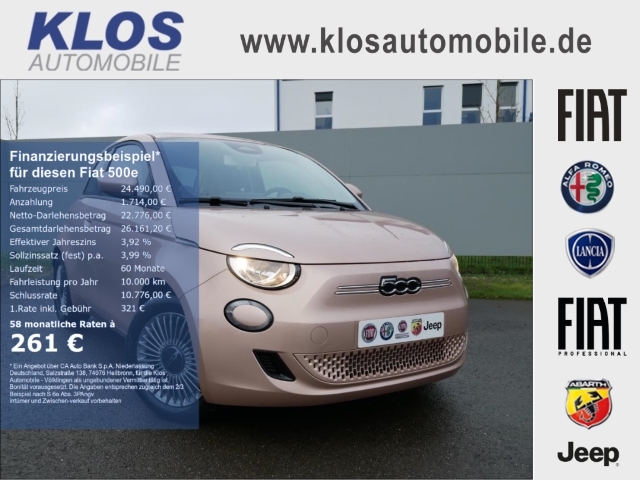 Fiat 500E ICON h WINTER PARK KOMFORTPAK