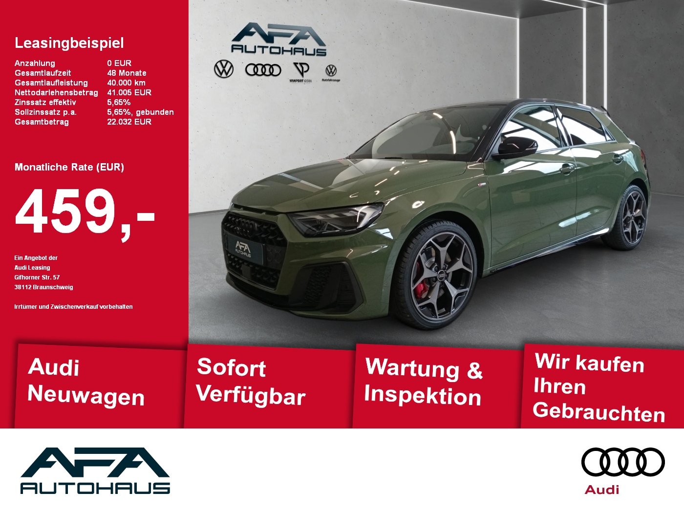 A1 Sportback 2.0 TFSI S-Line RFK*PDC*SHZ