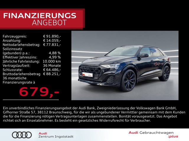 Q8 SUV Q8 50 TDI 2x S line HD-MATRIX Pano STHZG