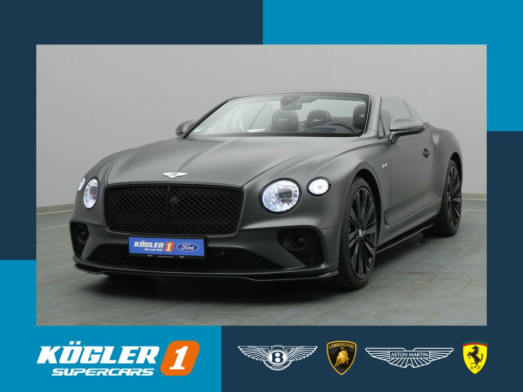 Bentley Continental GTC Speed Satin Carbon Dynamic Spec