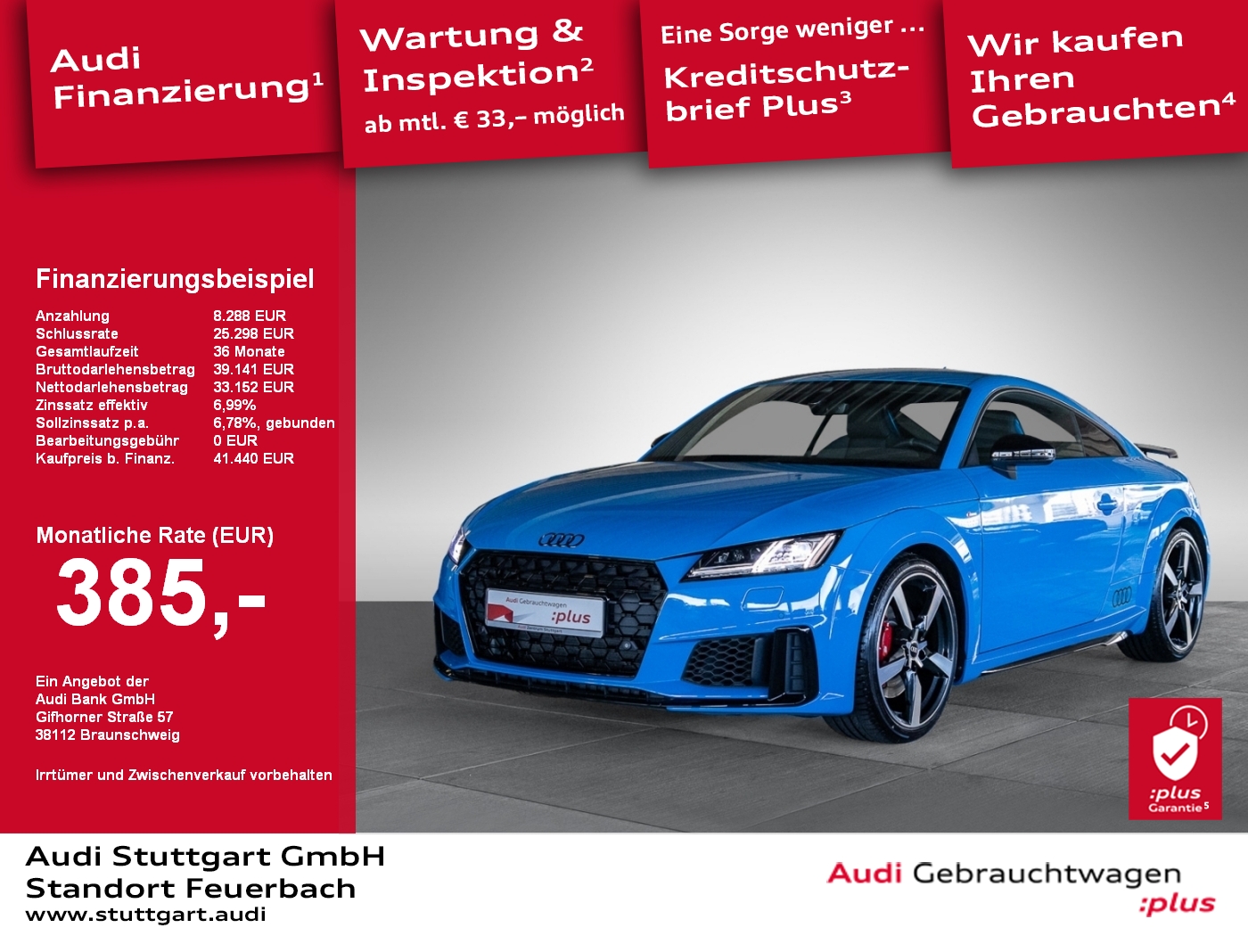 Audi TT Coupé 45 TFSI S line competition plus