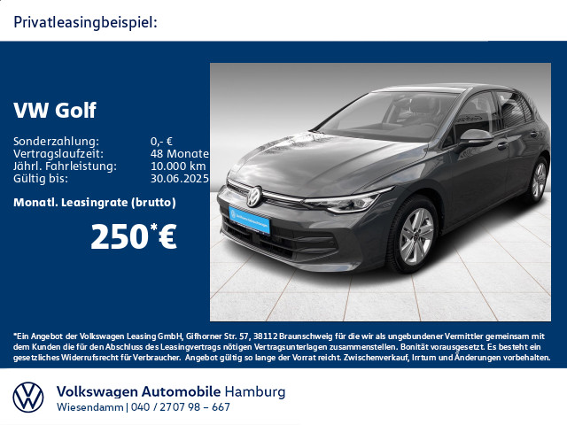 Golf VIII 1.5 TSI Life PANO/ACC/LED/NAVI/SITZHZG