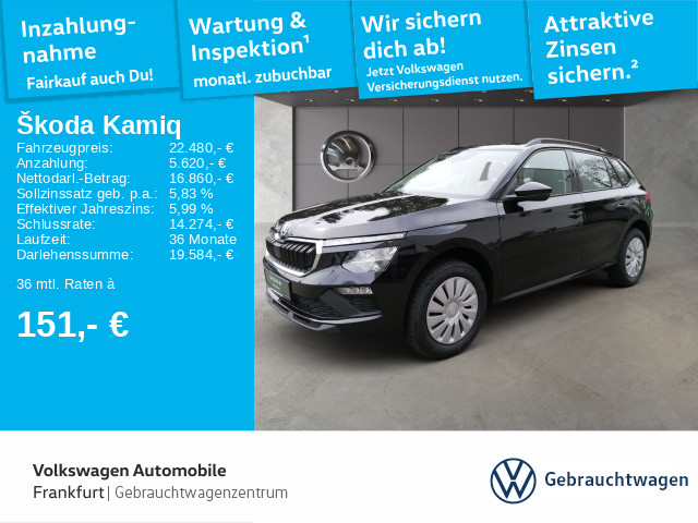 Skoda Kamiq 1.0 TSI Essence 115 Facelifte vorb