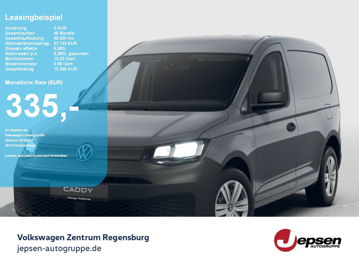 Caddy Cargo TSI 6-Gang Kasten