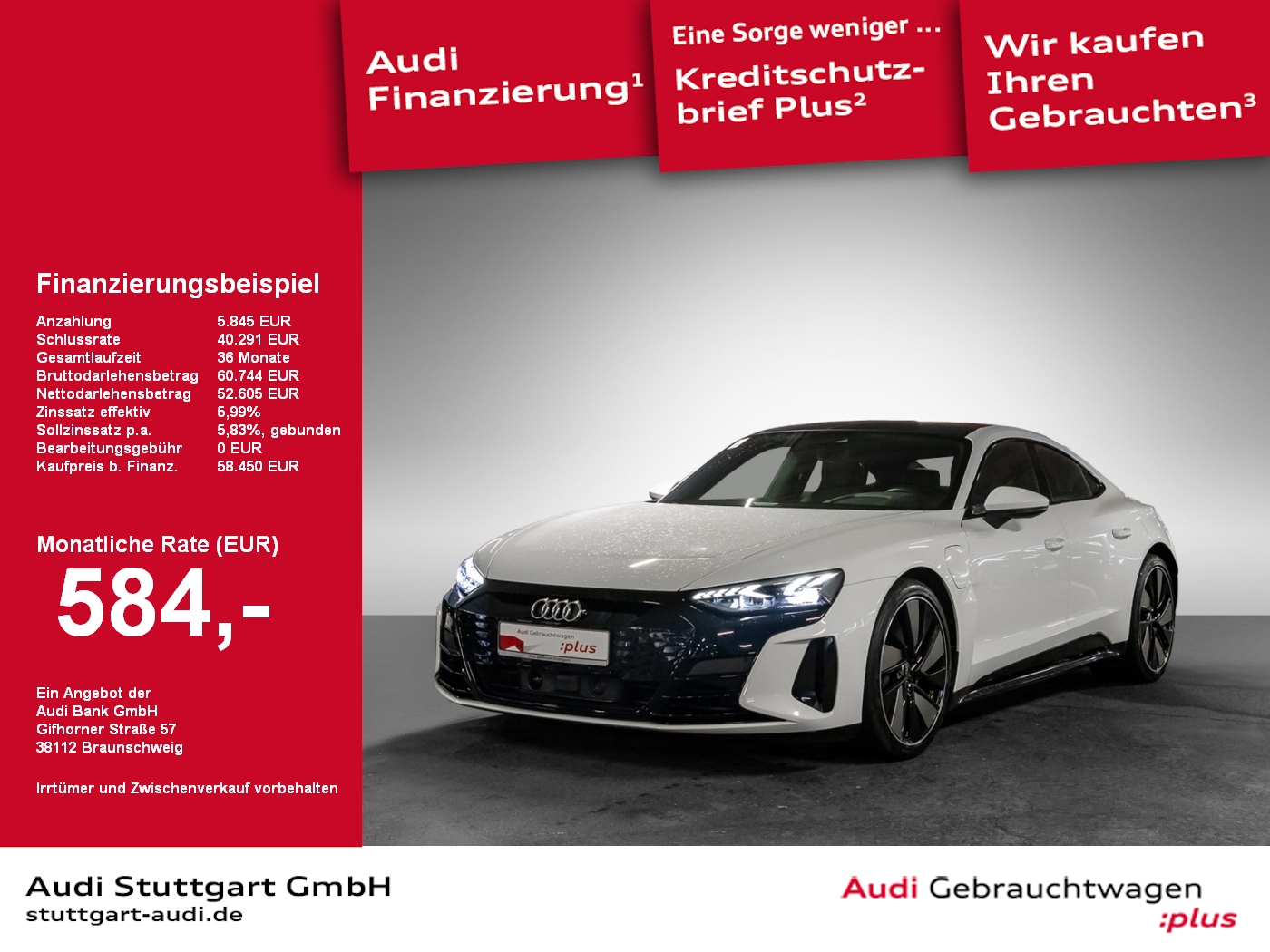 Audi e-tron GT qu Optikpaket Soundgenerator