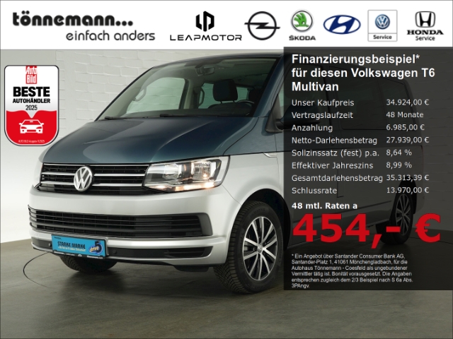 T6 Multivan COMFORTLINE TDI DSG 7-SITZER+AHK+NAVI+RÜCKFAHRKAMERA+SCHIEBETÜR+SITZHEIZUNG