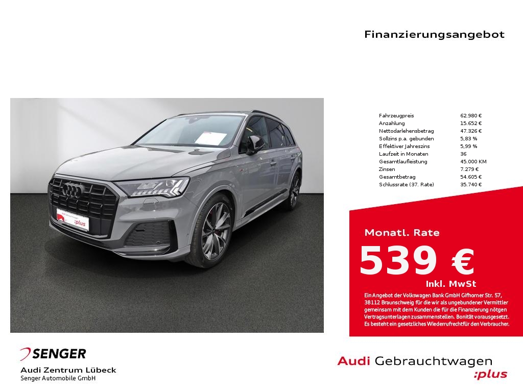 Audi Q7 45 TDI S line quattro comp 21