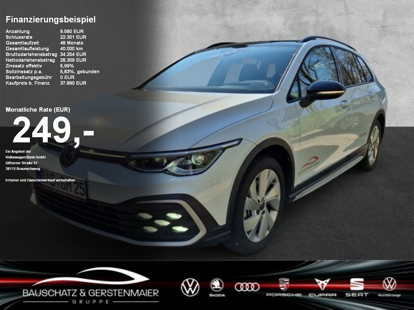 Golf Variant Alltrack 2.0 TDI 4M *PANO*HUD*H&K*