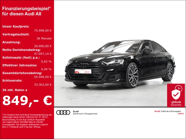 A8 60 TDI PANO AHK HEADUP STANDHZG MEMORY B&O ACC DAB