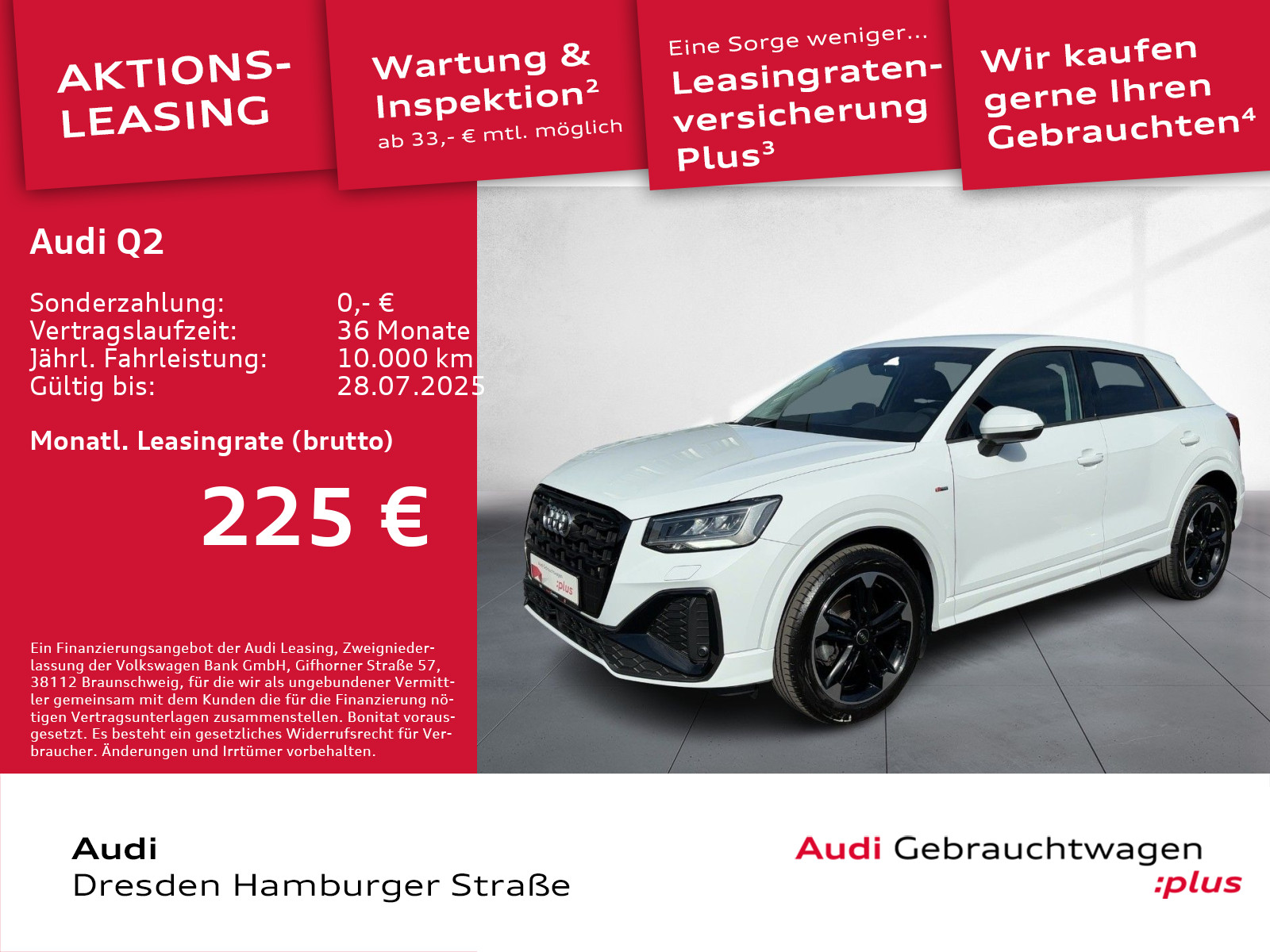Q2 30 TDI S line LED AHZV