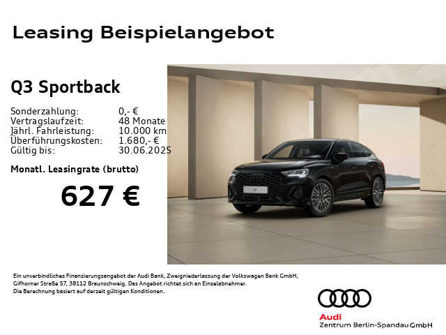 Q3 Sportback 35 TFSI S line S tronic *NAV+*SHZ*