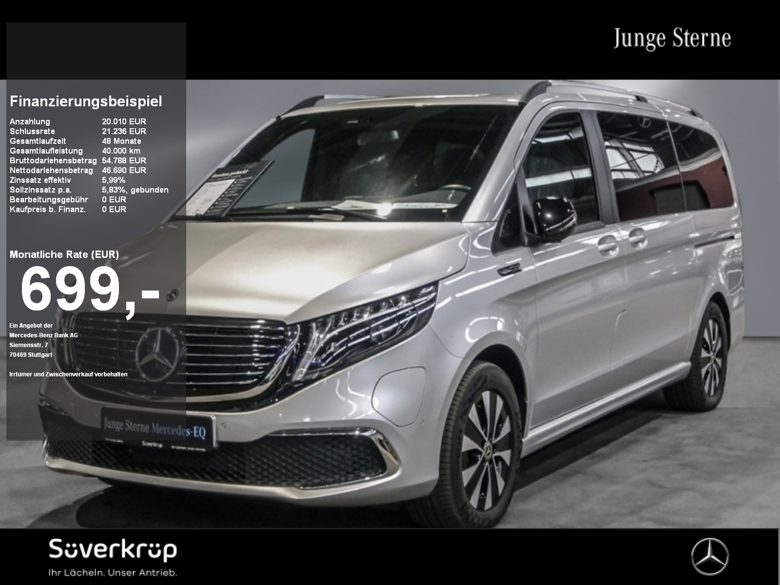 Mercedes-Benz EQV 300 ° 2Schiebetüren
