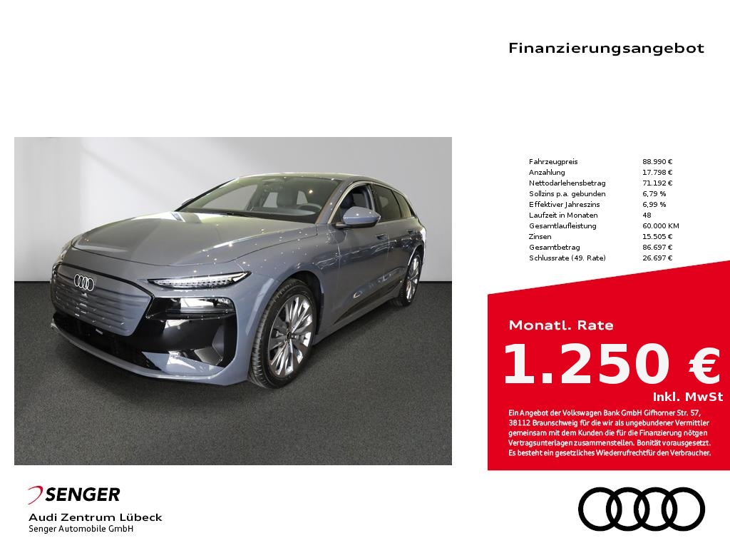 A6 Avant e-tron performance MMI experience plus 
