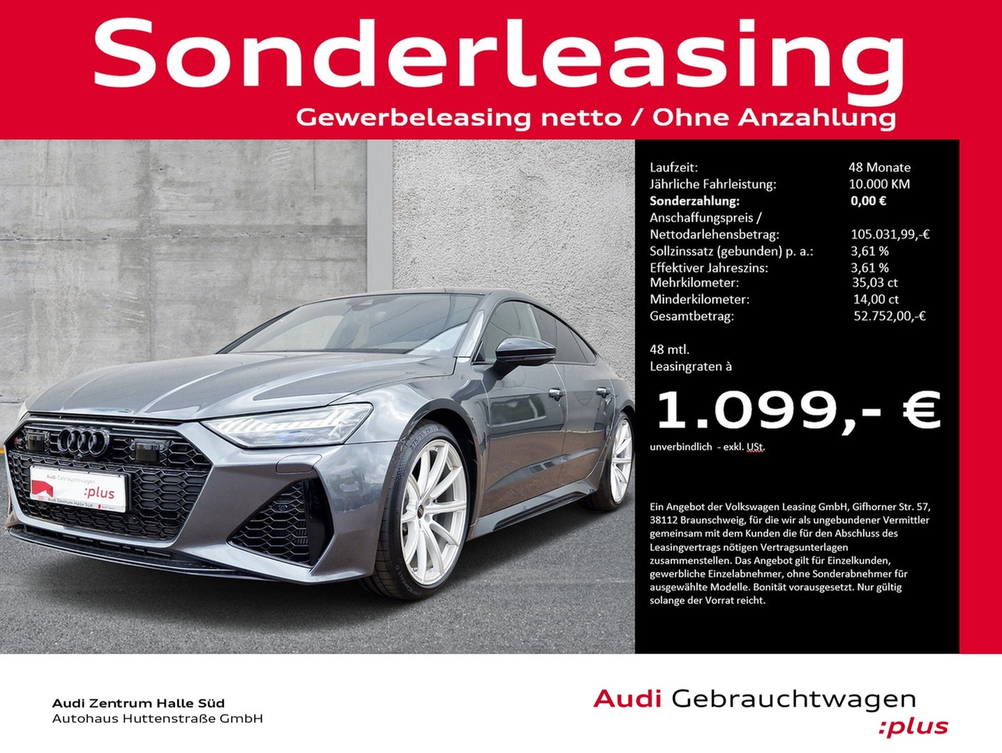 RS7 Sportback Performance PANO STANDHZG B&O ADV.