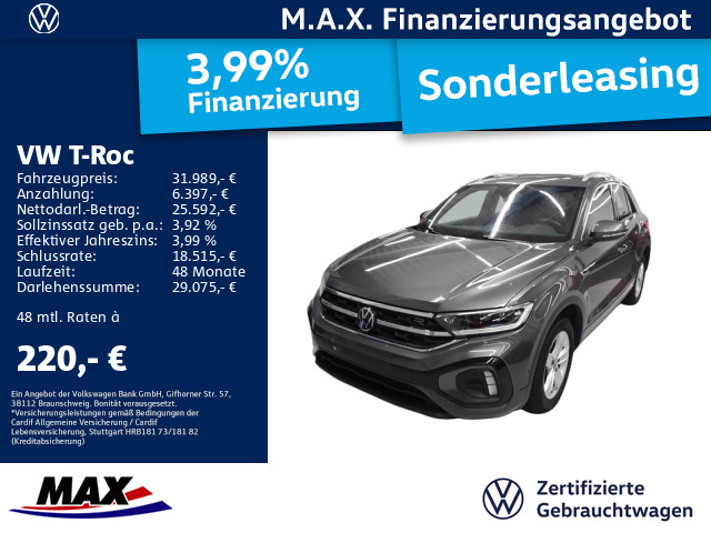 T-Roc 1.5 TSI DSG R-LINE LED+PANO+KAMERA+ALU