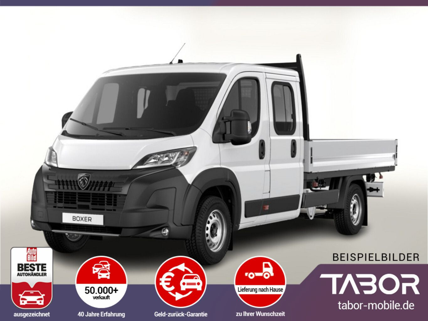 Boxer Pritsche DoKa 435 140 L4 VisibP Kam 7S NSW