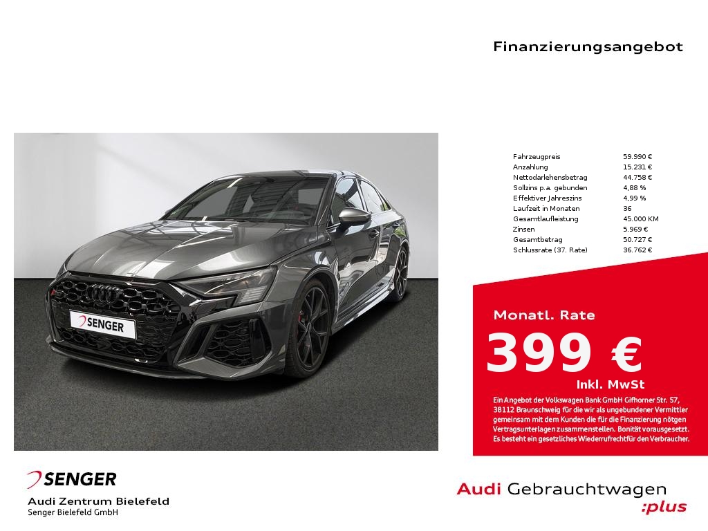 RS3 Limousine 2.5 TFSI quattro MMI Matrix-LED