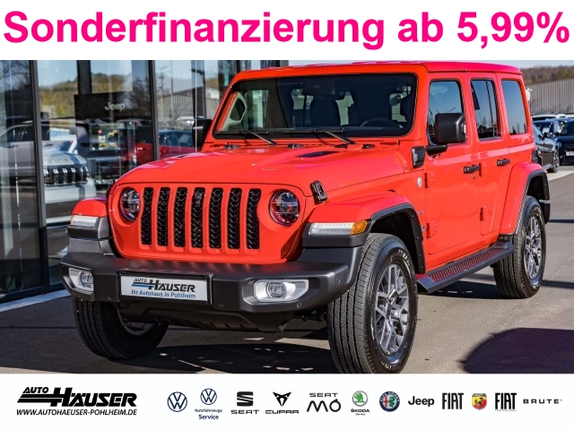 Jeep Wrangler Unlimited Sahara 4xe APPLE ANDROID