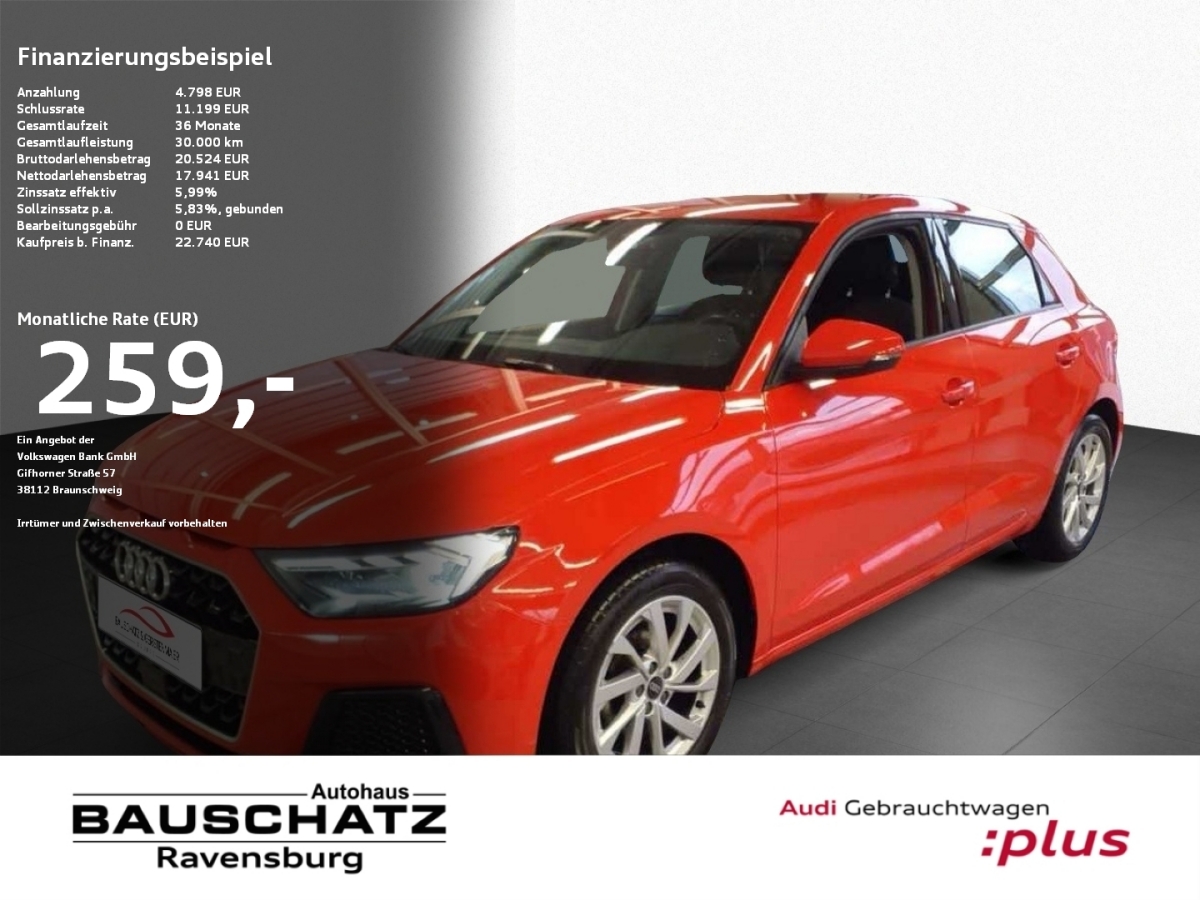 Audi A1 Sportback 25 TFSI advanced