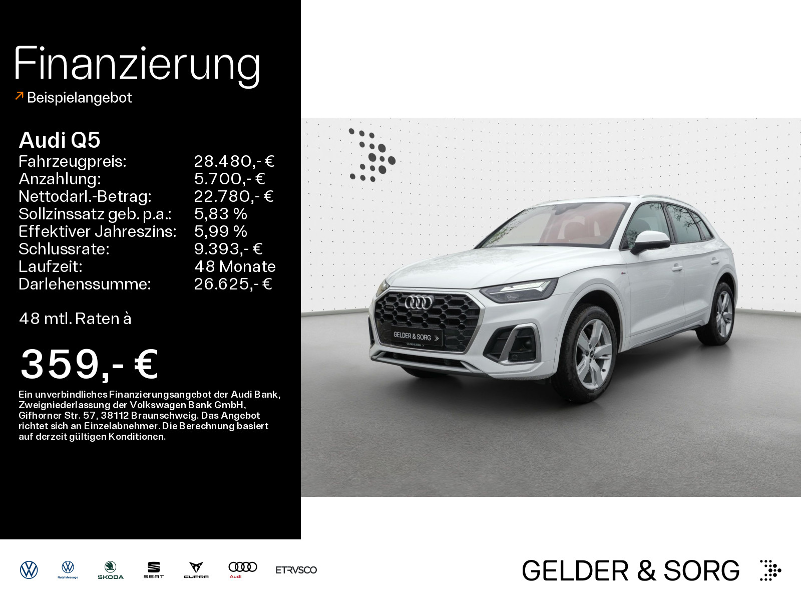 Audi Q5 50 TFSIe qu S-line