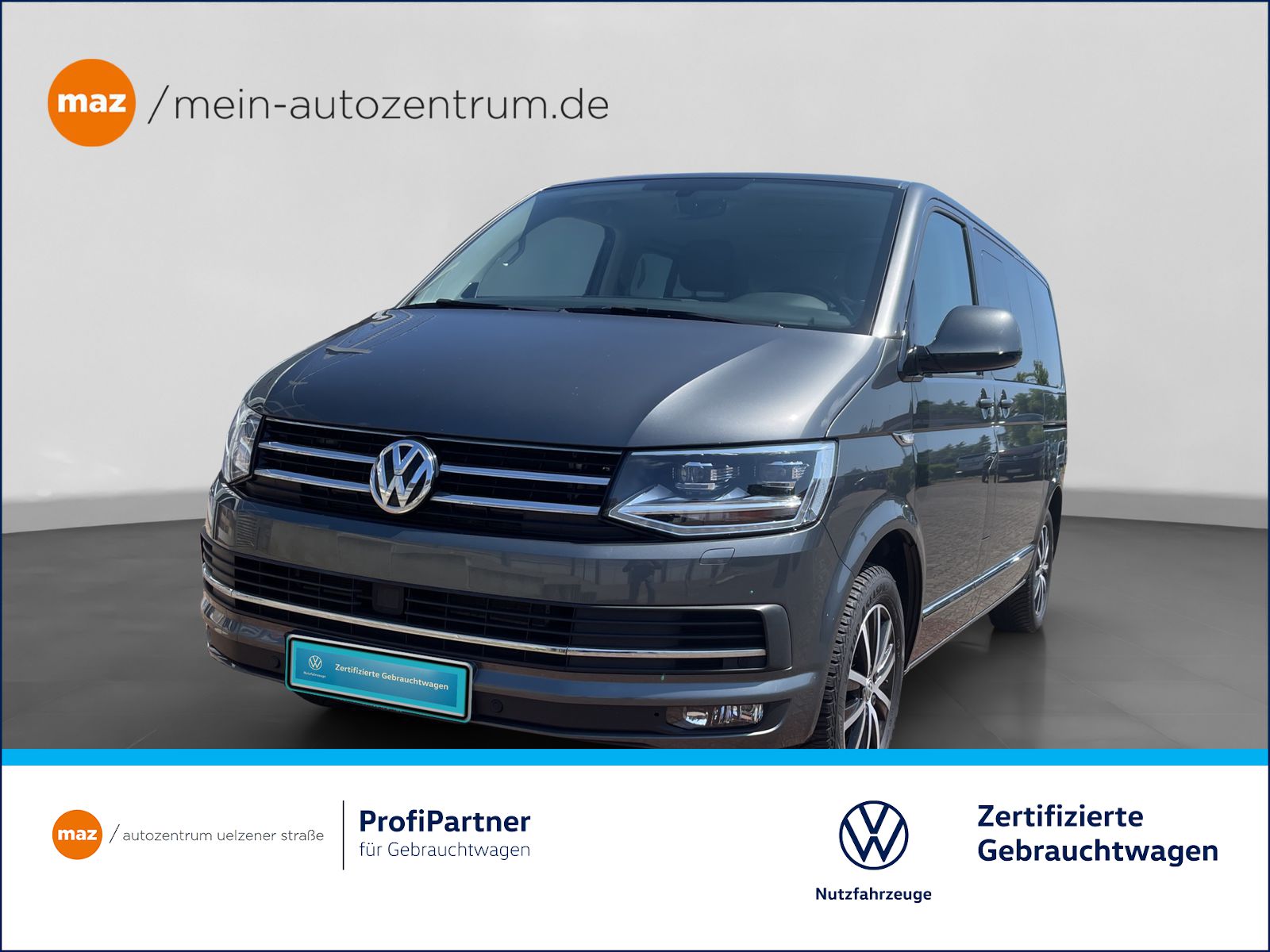 T6 Multivan 2.0 TDI Highline Alu LED Navi AHK ACC Leder Dynaudio Standh.
