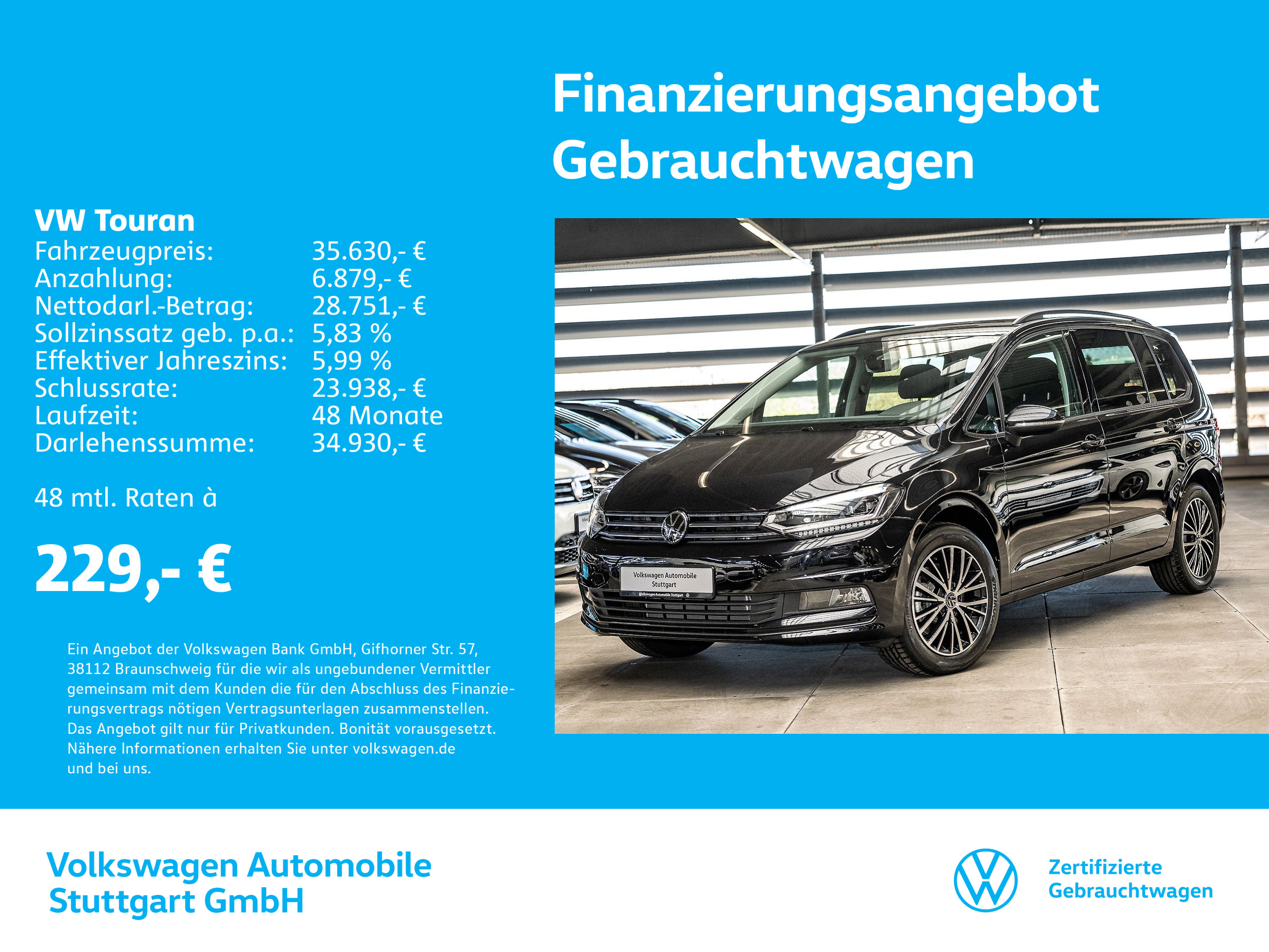 Volkswagen Touran 1.5 TSI Comfortline