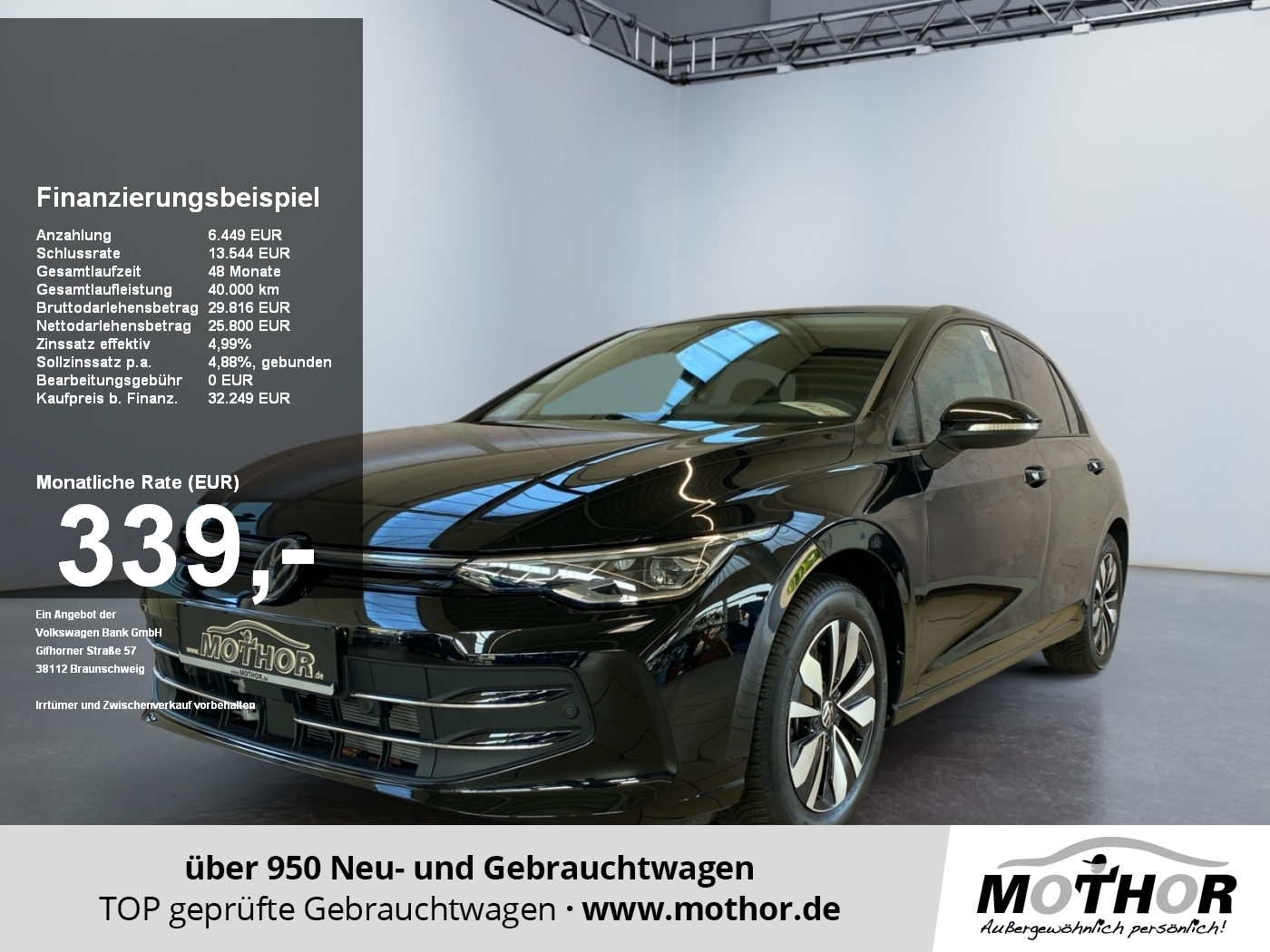 Golf VIII Goal 2.0 TDI DSG ACC MATRIX SHZ NAVI